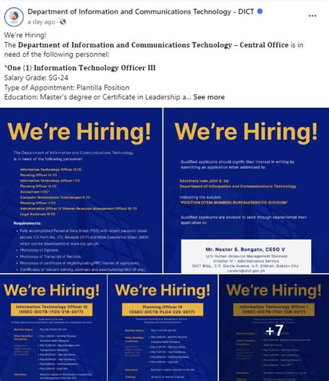 dict hiring 2024